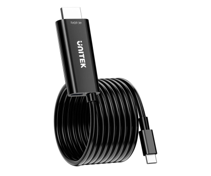 Kabel i złączka Unitek Kabel USB-C do HDMI 4K@60Hz z portem USB-C